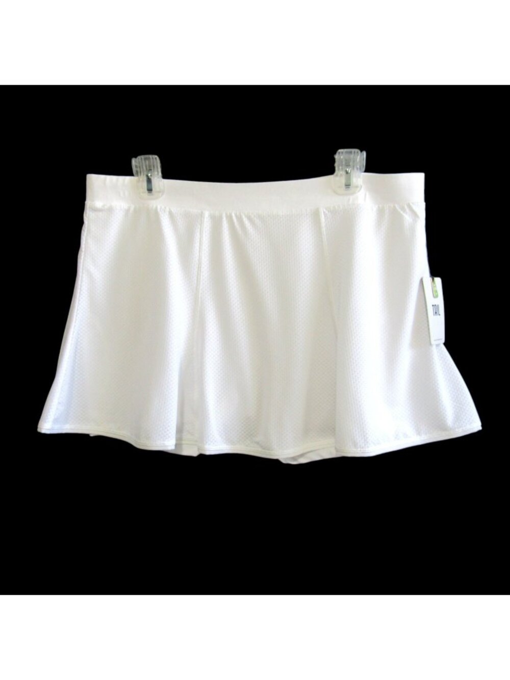 Tail Activewear Womens XL White Flounce Skort Golf Tennis Pickleball UPF 50 New
